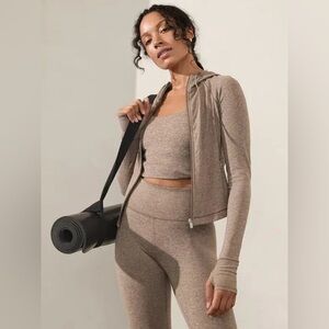 ATHLETA Softluxe Crop Hoodie NWOT